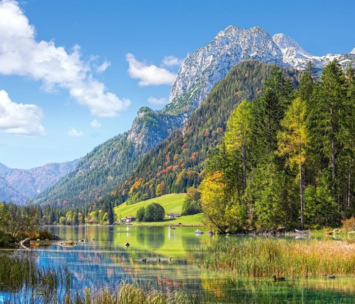 Puzzle - Castorland - Horská chata v Alpách