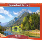 Puzzle - Castorland - Horská chata v Alpách
