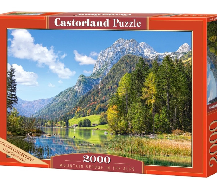 Puzzle - Castorland - Horská chata v Alpách