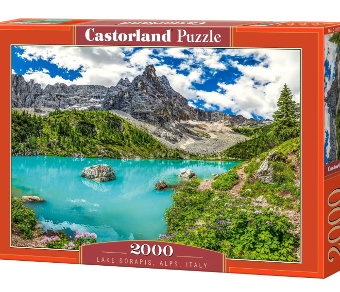 Puzzle - Castorland - Jezero Sorapis, Alpy, Itálie