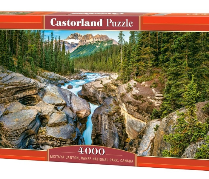 Puzzle - Castorland - Kaňon Mistaya, národní park Banff, Kanada