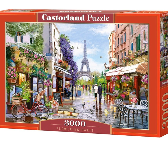 Puzzle - Castorland - Kvetoucí Paříž