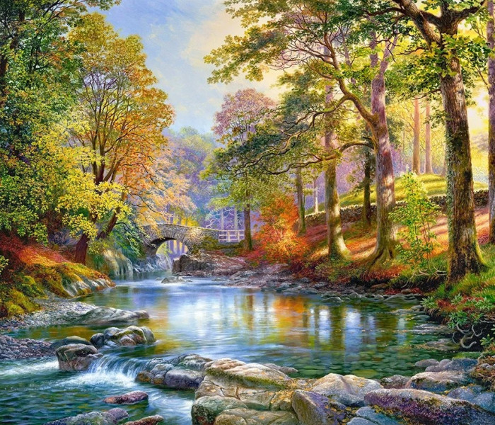 Puzzle - Castorland - Podél řeky