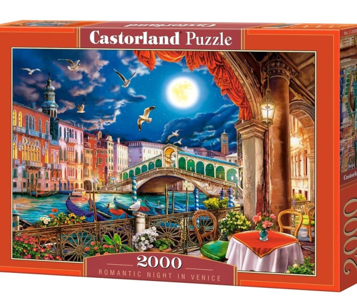 Puzzle - Castorland - Romantická noc v Benátkách