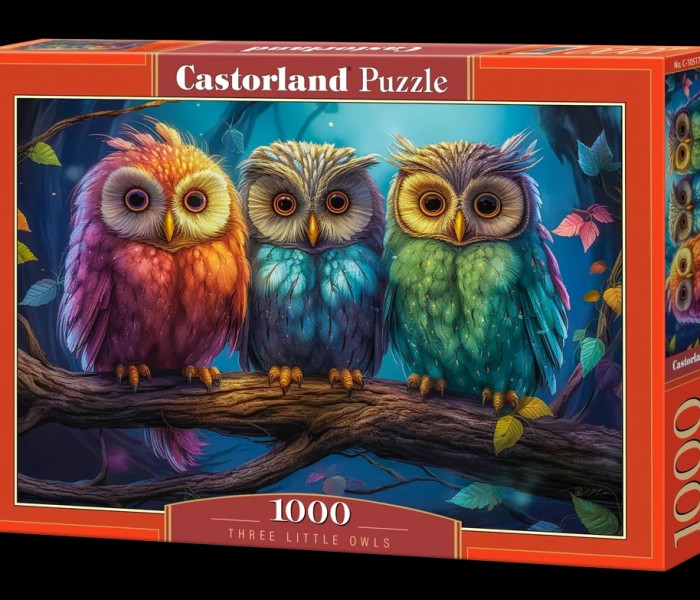 Puzzle - Castorland - Tři malé sovy