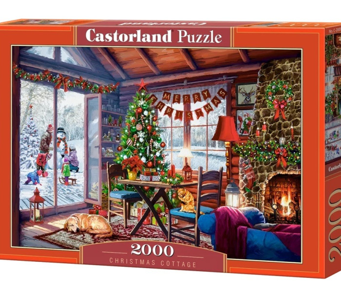 Puzzle - Castorland - Vánoční chata