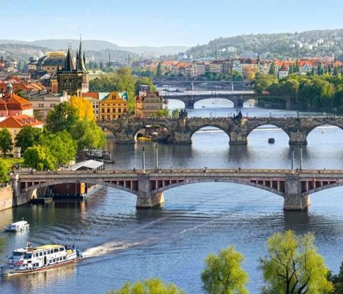 Puzzle - Castorland - Vltavské mosty v Praze