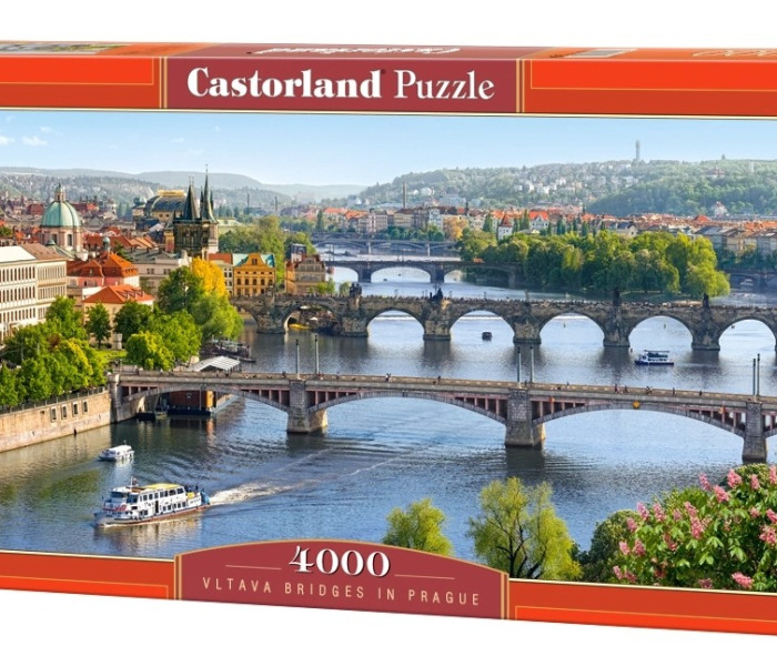 Puzzle - Castorland - Vltavské mosty v Praze