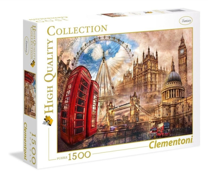 Puzzle - Clementoni - Vintage Londýn