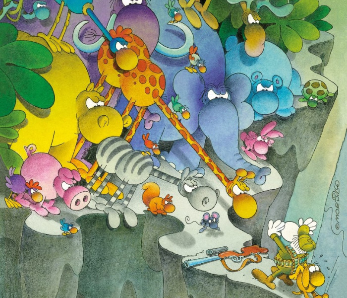 Puzzle - Clementoni - Guillermo Mordillo: Kapitulace