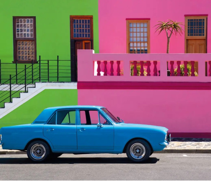 Puzzle - Clementoni - Modré auto