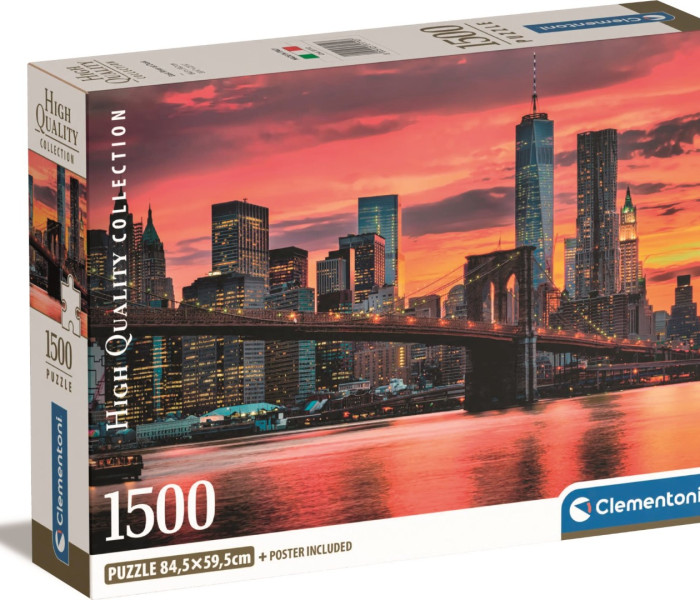 Puzzle - Clementoni - East River za soumraku