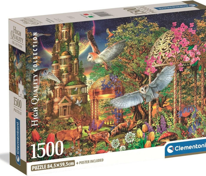 Puzzle - Clementoni - Zahrada lesní fantazie