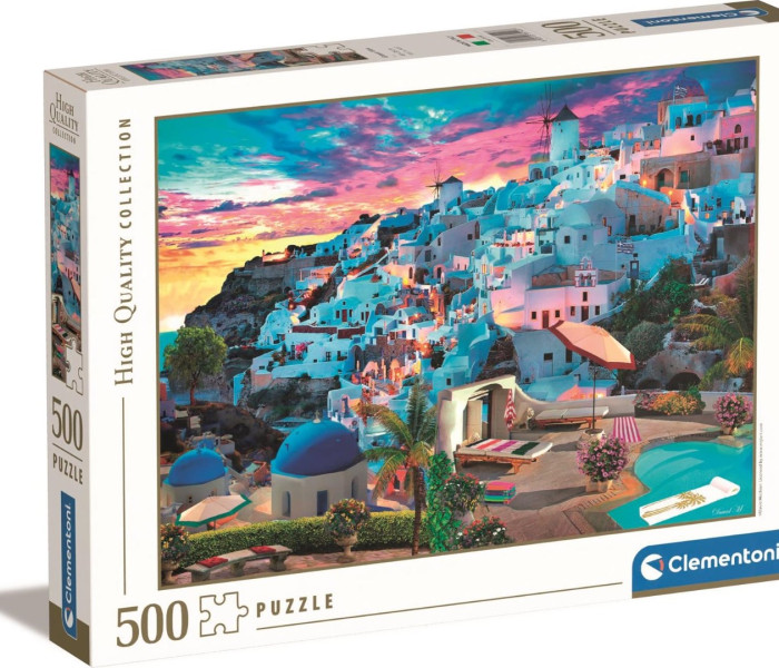 Puzzle - Clementoni - Santorini, Řecko