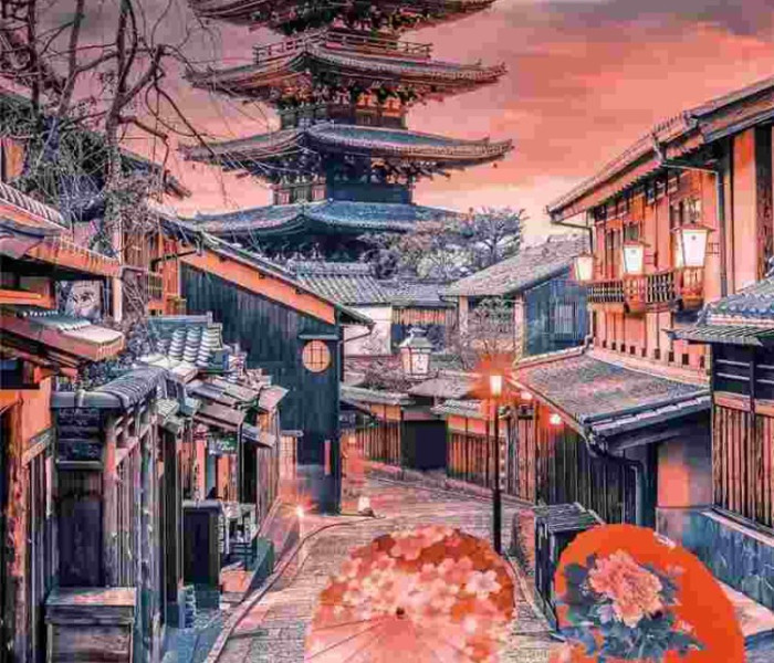 Puzzle - Clementoni - Večer v Kjótu