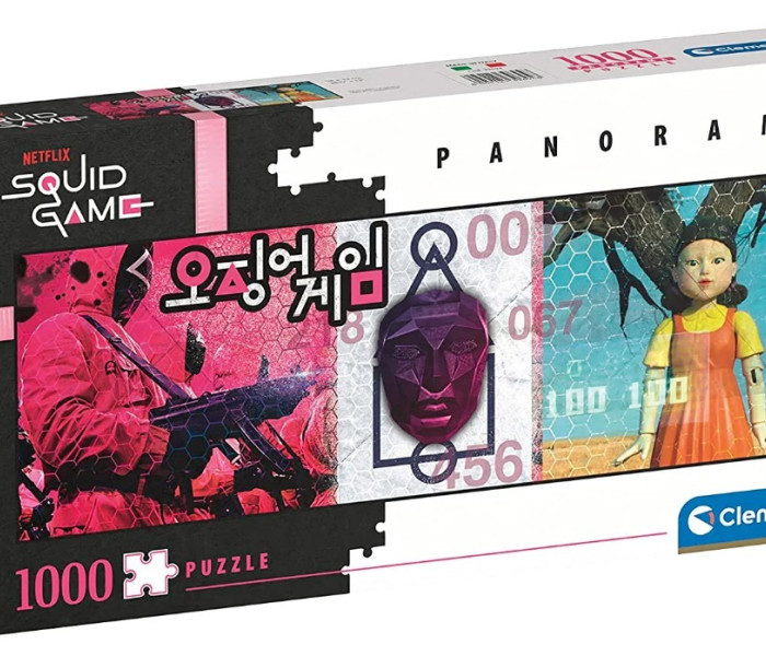 Puzzle - Clementoni - Netflix - Squid Game - Panoramatické puzzle