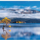 Puzzle - Clementoni - Zlaté odrazy jezera Wanaka - Panoramatické puzzle