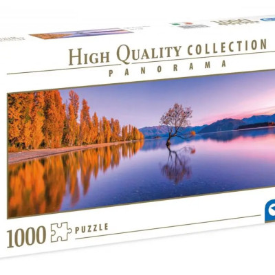 Jezero Wanaka, Nový Zéland - Panoramatické puzzle