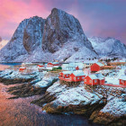 Puzzle - Clementoni - Vesnice Hamnøy, Norsko