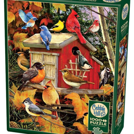 Ptačí budka na podzim