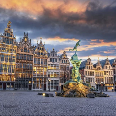 Bouře nad Antverpami Svítící puzzle