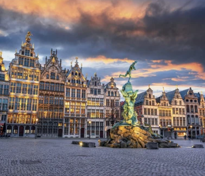 Puzzle - Dino - Bouře nad Antverpami Svítící puzzle