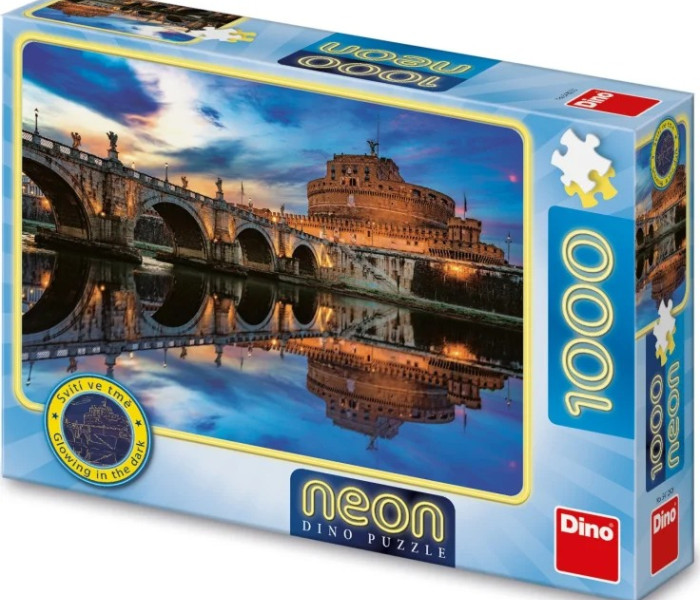 Puzzle - Dino - Andělský hrad Svítící puzzle