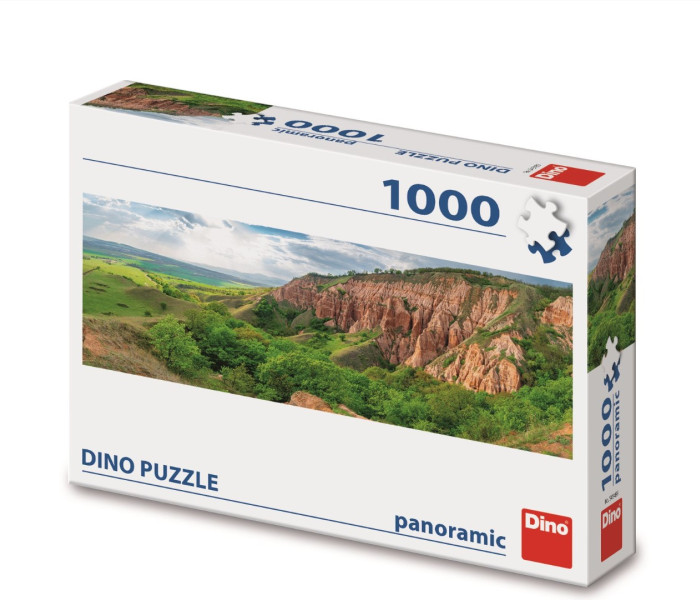 Puzzle - Dino - Červená Rokle - Panoramatické puzzle