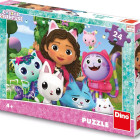 Puzzle - Dino - Gábi na zahradě