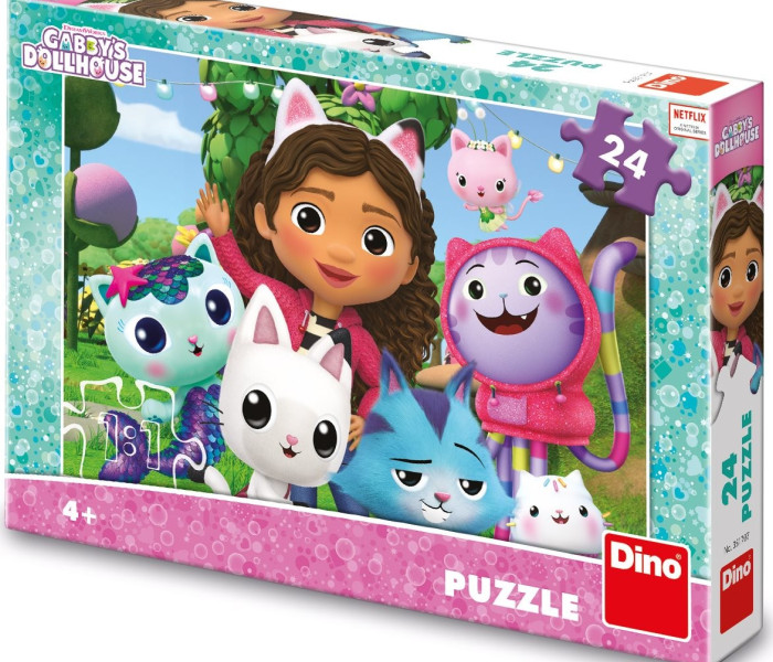 Puzzle - Dino - Gábi na zahradě