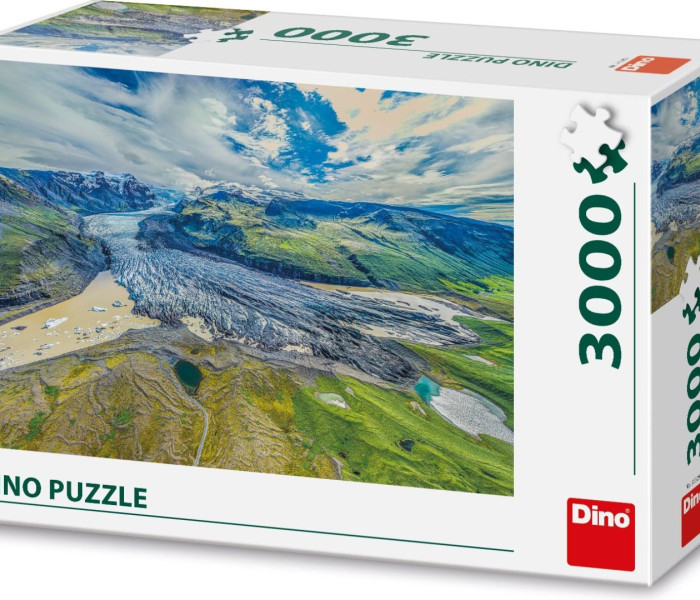 Puzzle - Dino - Islandský ledovec