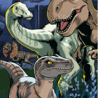 Puzzle - Dino - Jurský Svět Svítící puzzle