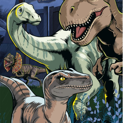 Jurský Svět Svítící puzzle