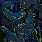 Puzzle - Dino - Jurský Svět Svítící puzzle