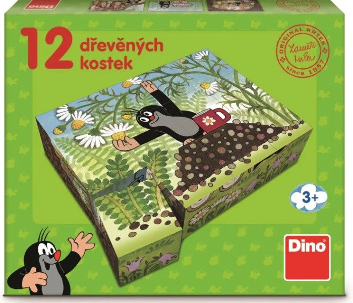 Puzzle - Dino - Krtek a přátelé