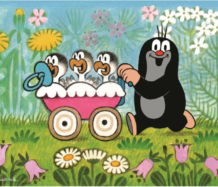 Puzzle - Dino - Krtek a přátelé