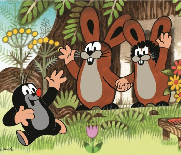 Puzzle - Dino - Krtek a přátelé