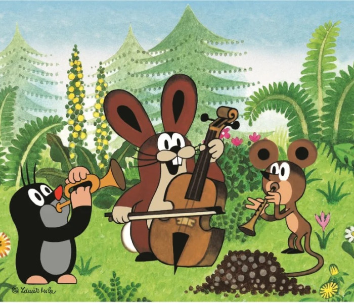 Puzzle - Dino - Krtek a přátelé