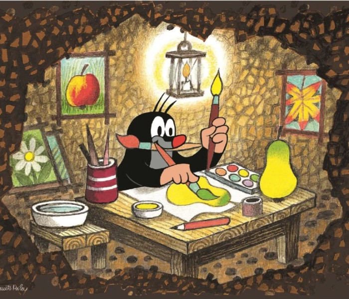 Puzzle - Dino - Krtek a přátelé