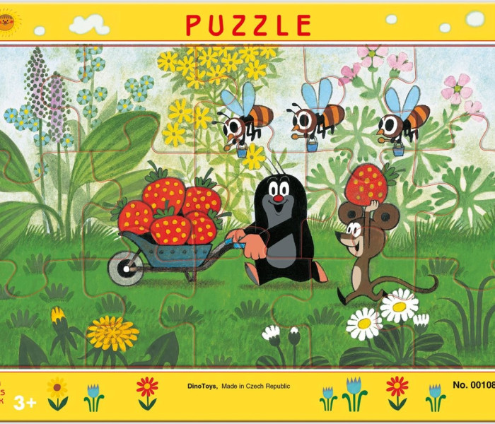 Puzzle - Dino - Krtek na výletě