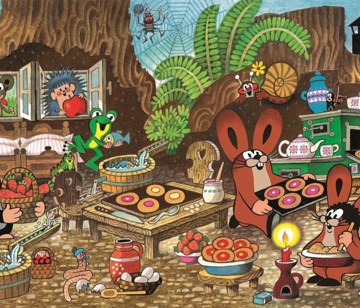 Puzzle - Dino - Krtek v kuchyni