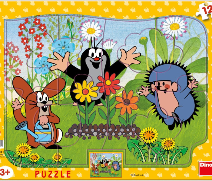 Puzzle - Dino - Krteček zahradník