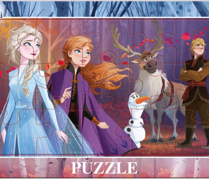 Puzzle - Dino - Ledové království - Frozen II