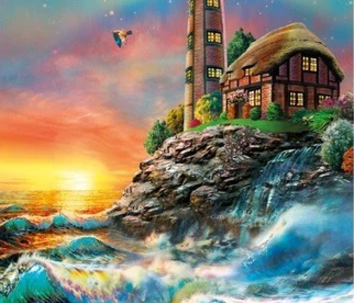 Puzzle - Dino - Maják Hradčany Svítící puzzle