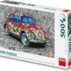 Puzzle - Dino - Malovaný VW Brouk