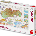 Puzzle - Dino - Mapa Slovenska