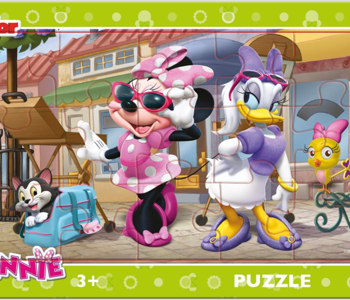 Puzzle - Dino - Minnie na Montmartru