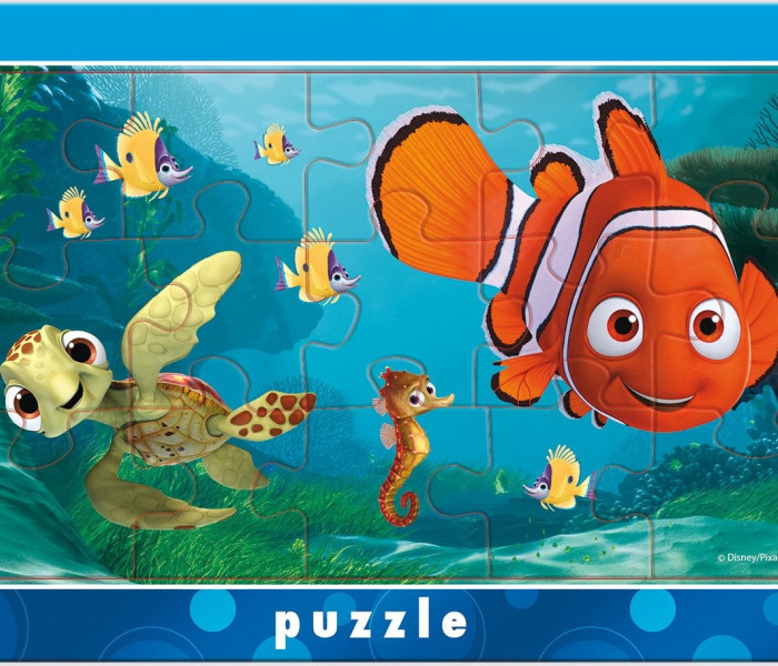 Puzzle - Dino - Nemo a želva
