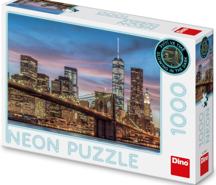 Puzzle - Dino - New York Svítící puzzle