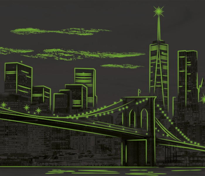 Puzzle - Dino - New York Svítící puzzle